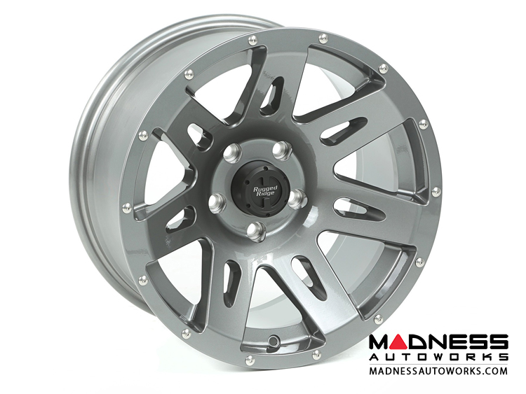 Jeep Wrangler JL Aluminum XHD Wheel - 17x9" - Gun Metal